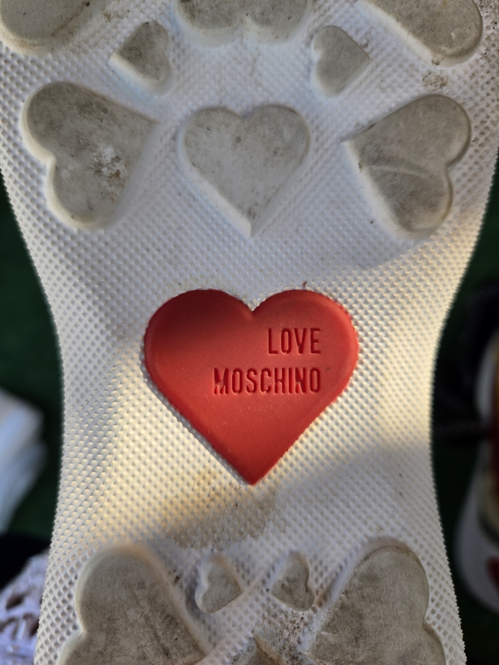 Love Moschino women's sneakers featuring a vibrant color-block design - Picture 7 of 7